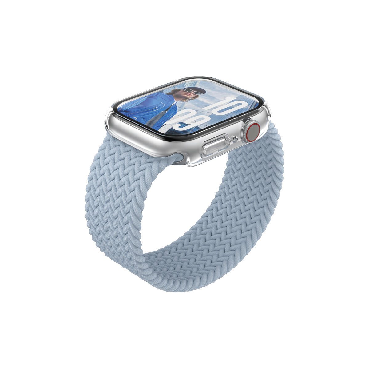 PanzerGlass® Displayschutz Snappie Full Body Slim Transparent für Apple Watch 45mm PanzerGlass® Displayschutz Snappie Full Body Slim Transparent für Apple Watch 45mm
